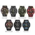 Montre-bracelet camouflage armée militaire masculine SMAEL 8013